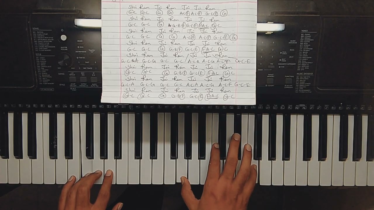 Practicing a chant