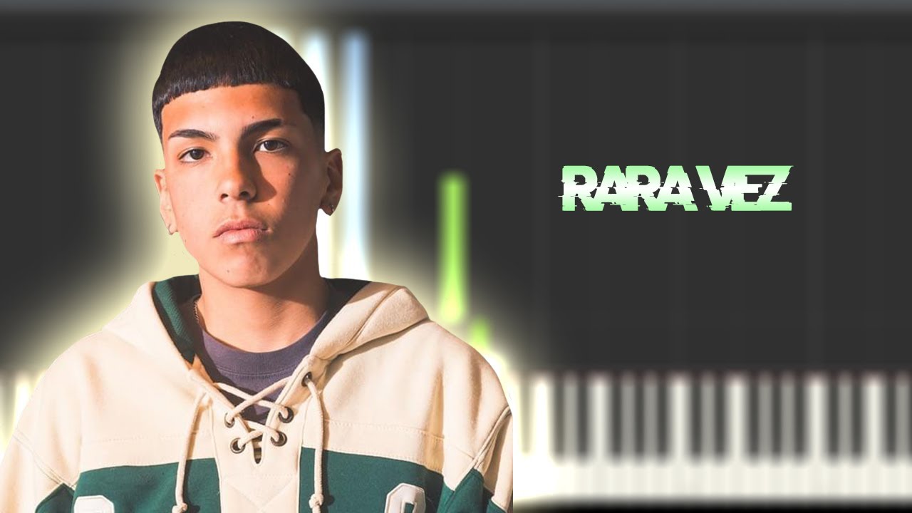 Taiu, Milo j - Rara Vez | Instrumental Piano Tutorial / Partitura / Karaoke / MIDI