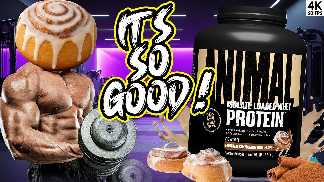 ANIMAL FROSTED CINNAMON BUN WHEY PROTEIN - REVIEW 🔥