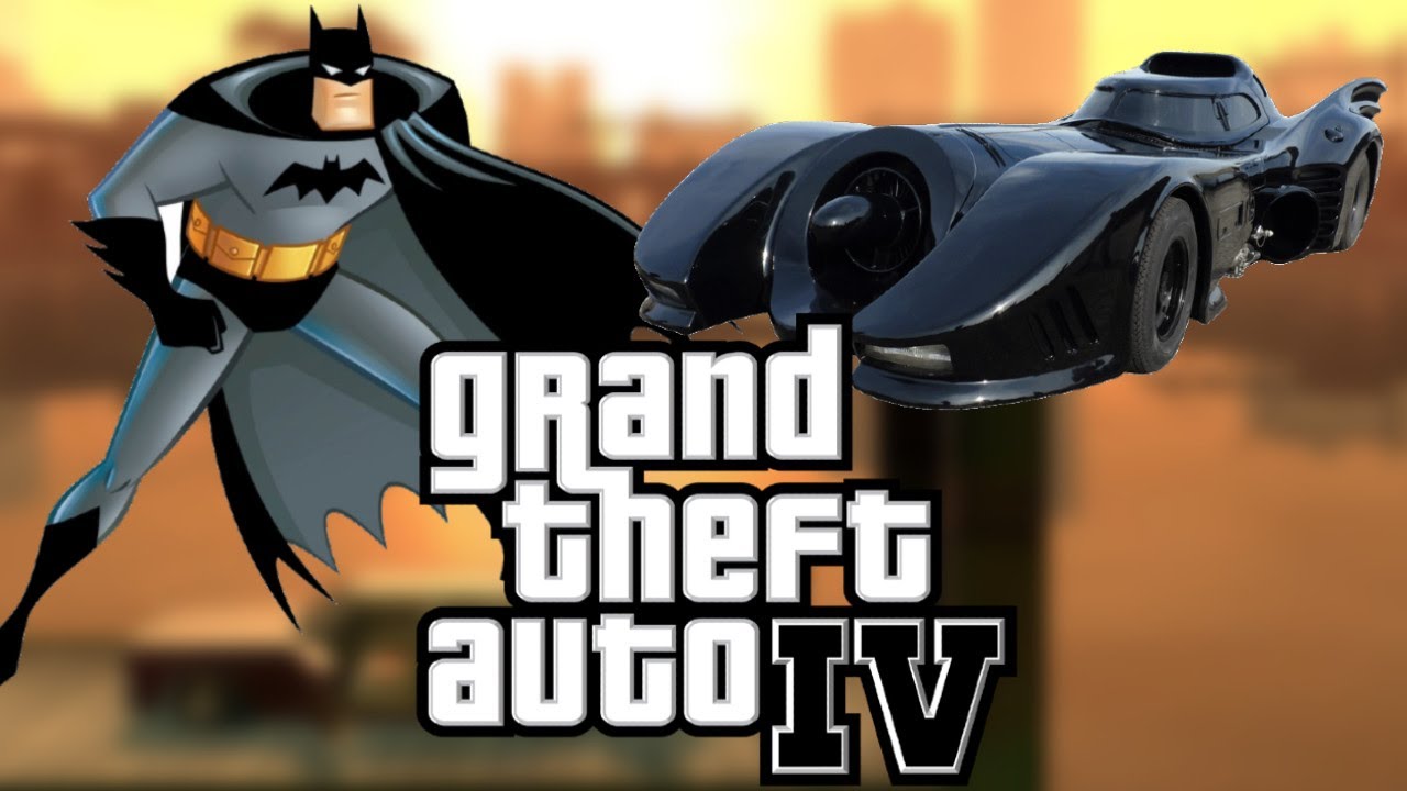 GTA 4 MOD DO BATMAN E BATMOVEL