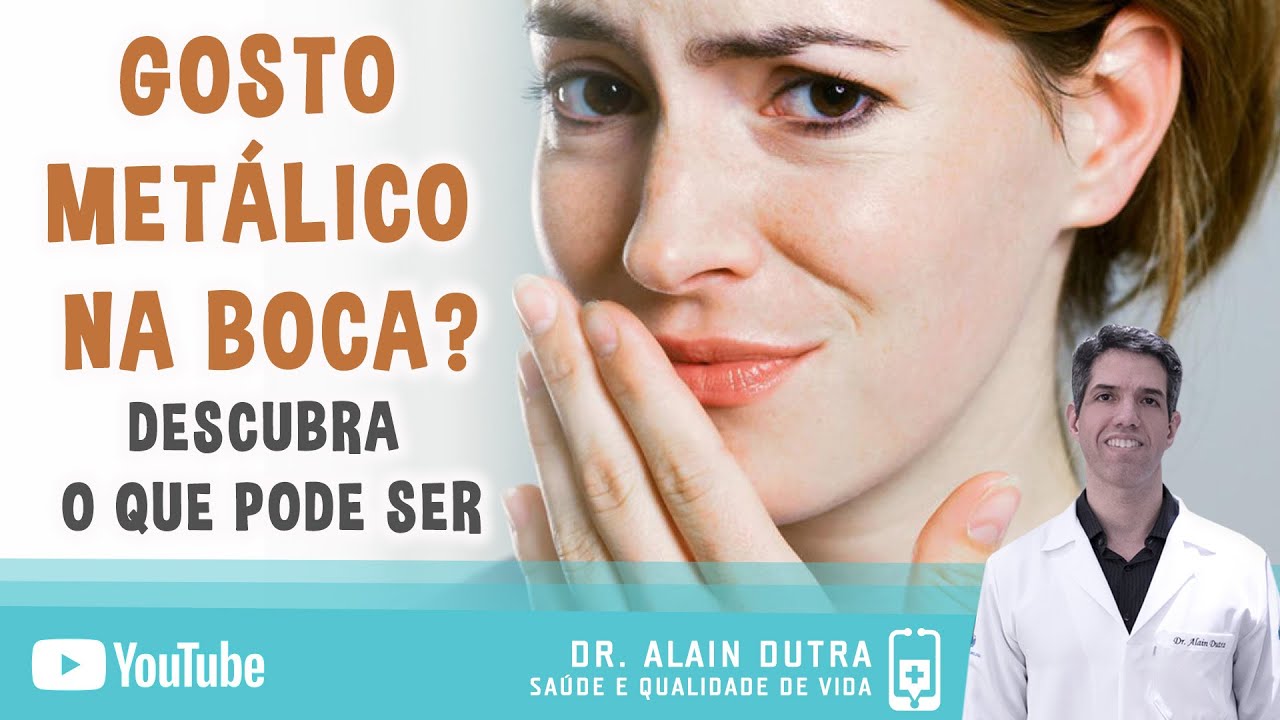 Gosto metálico na boca: o que pode ser?