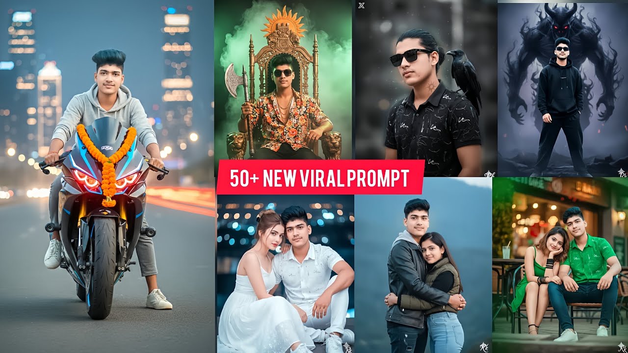 COUPLE PHOTO EDITING | GEMINI AI PROMPT | INSTAGRAM TRENDING PHOTO EDITING 