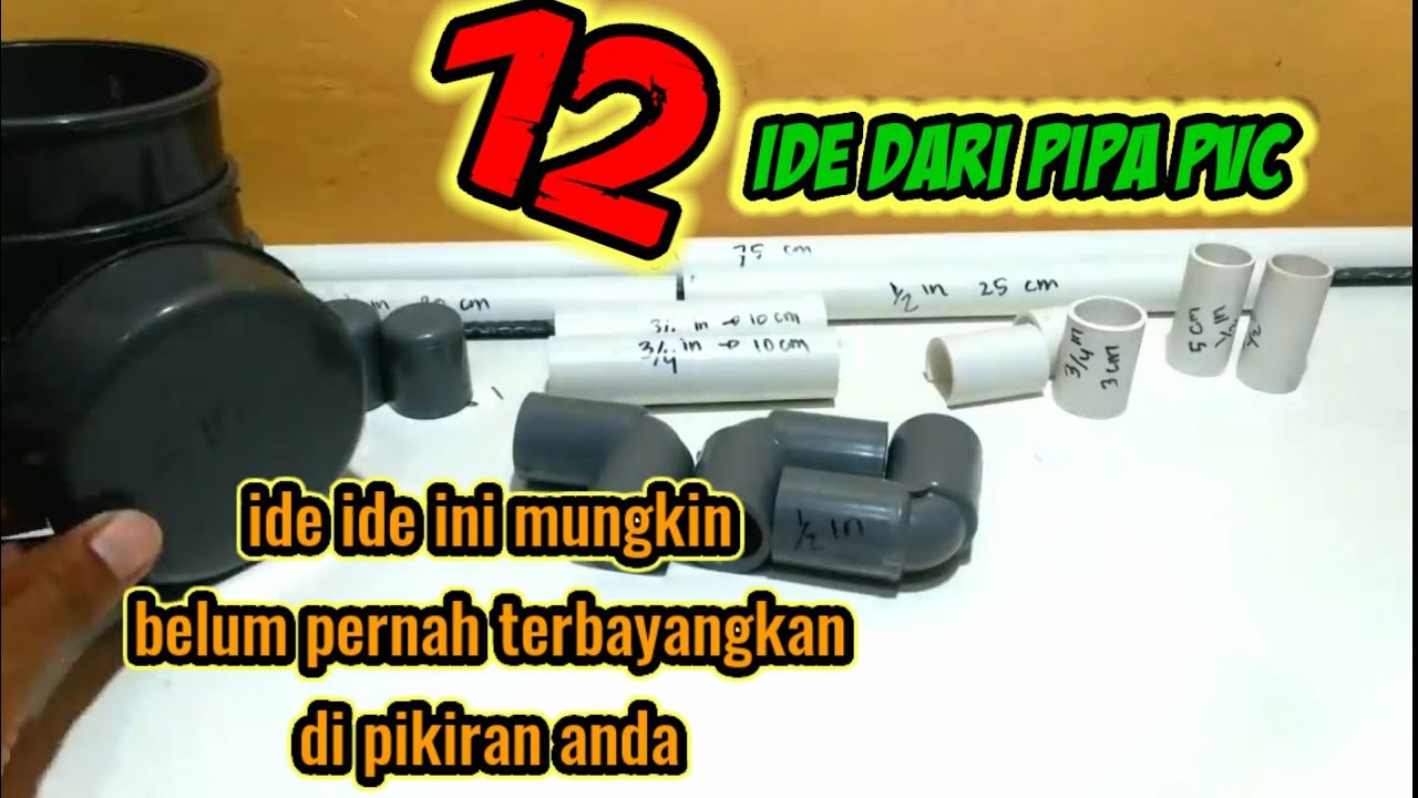 12 incredible creative ideas of pvc pipes// 12 IDE IDE KREATIF DARI BAHAN PIPA PVC..
