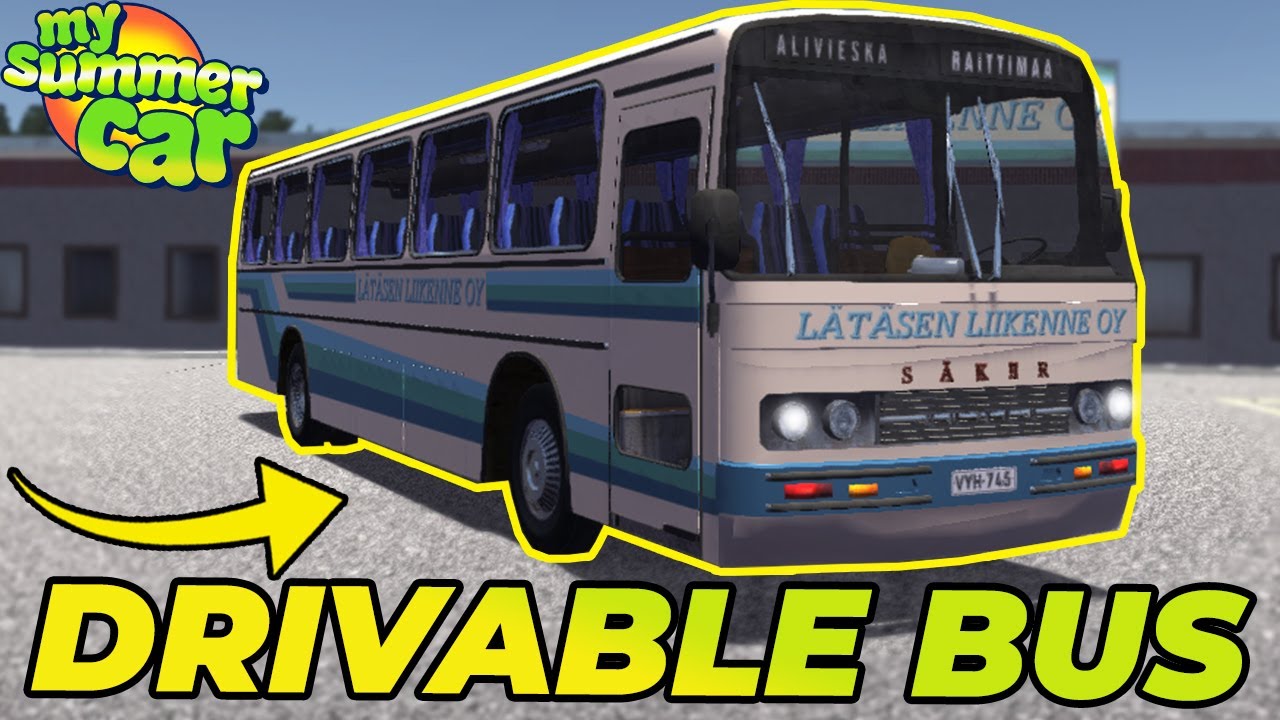 DRIVABLE BUS - BUS DRIVER JOB! | My Summer Car #167