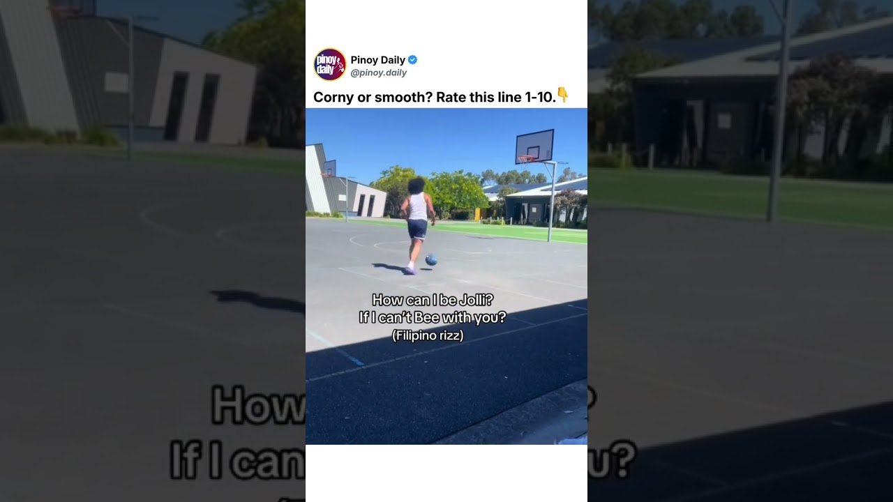 "How can I be Jolli?" - Pinoy Rizz Moments 🏀🇵🇭 (Cr: @bronxywrld)