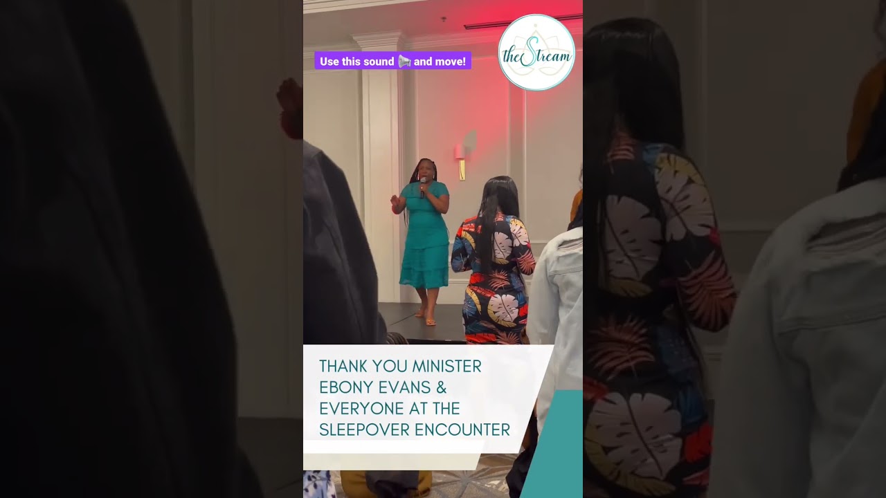 The Sleepover Encounter with Minister Ebony Evans was 🔥 We are so thankful for you!