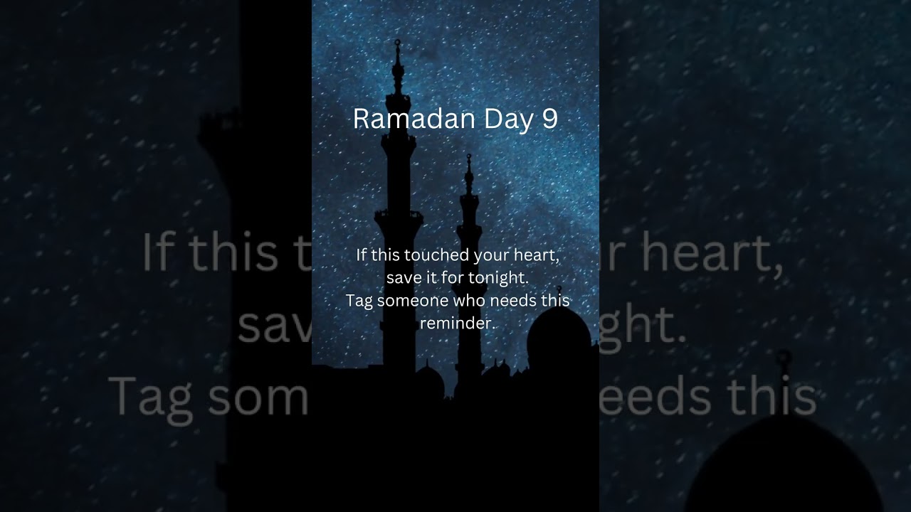 Ramadan Day 9 Arabic solo A beautiful islamic nasheed to soothen your heart