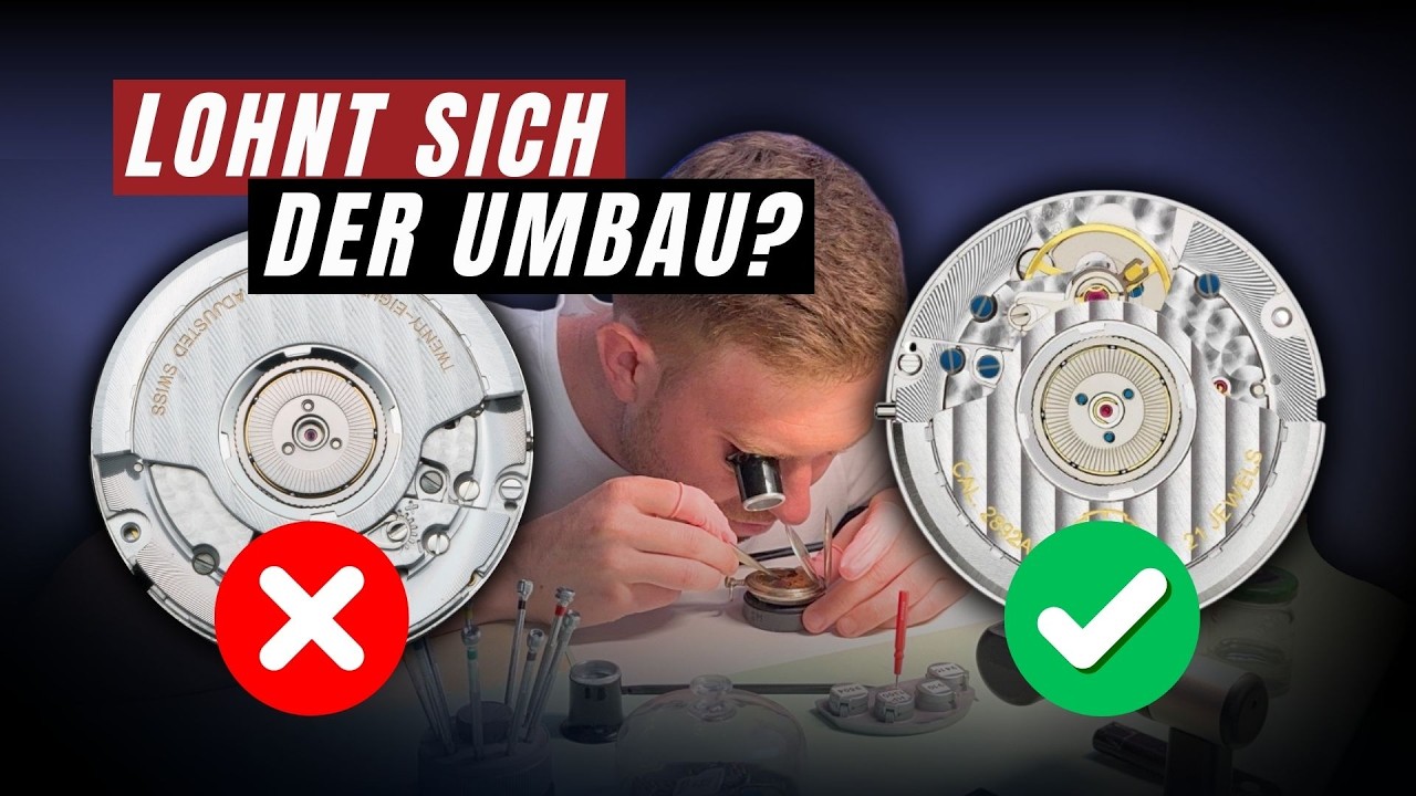 UHRMACHER erklärt! UHRWERK umbauen? S10M | Gezeitenpanther
