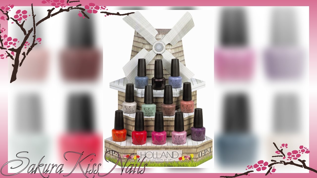 Swatching the Holland Collection by OPI - HD