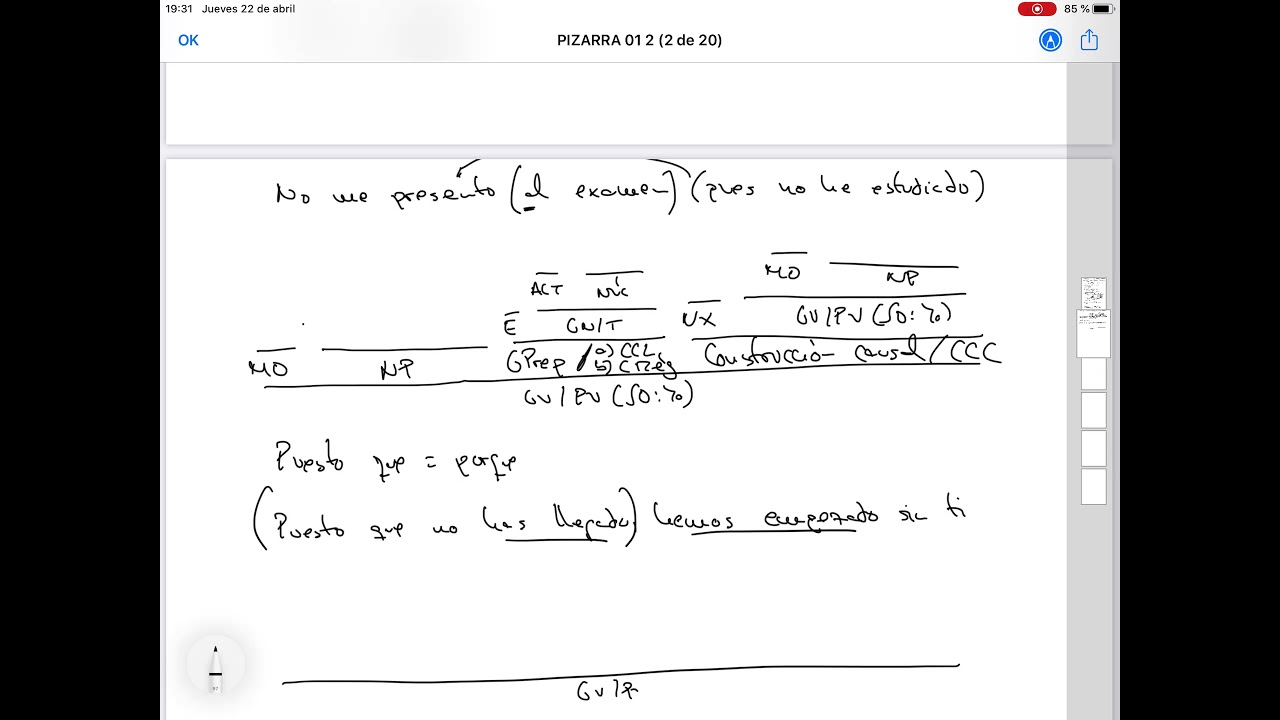 SINTAXIS 17 - CONSTRUCCIONES CAUSALES Y FINALES