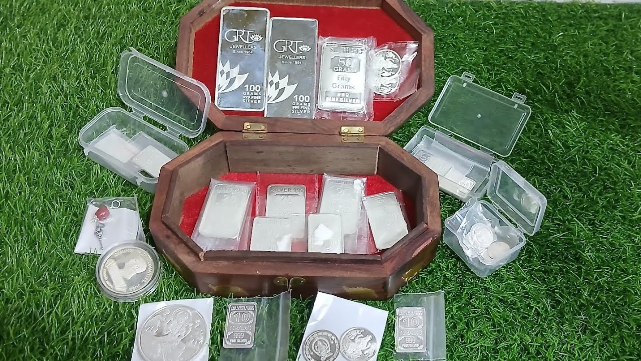 Siver Coin Silver Bar சேமிப்பு ஒரு கிராம் வெள்ளி 500 ரூபாய் கூட உயரும் SilverCoin எப்படி  வாங்குவது 