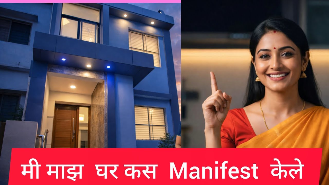 “मी माझं घर माझ्या विचारांनी, विश्वासाने आणि कृतज्ञतेने  कसे manifest केलं# manifest with Deepali111