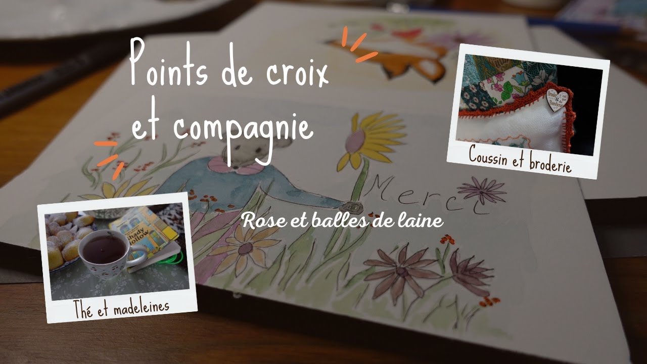 Points de croix et compagnie, automne et petites maisons