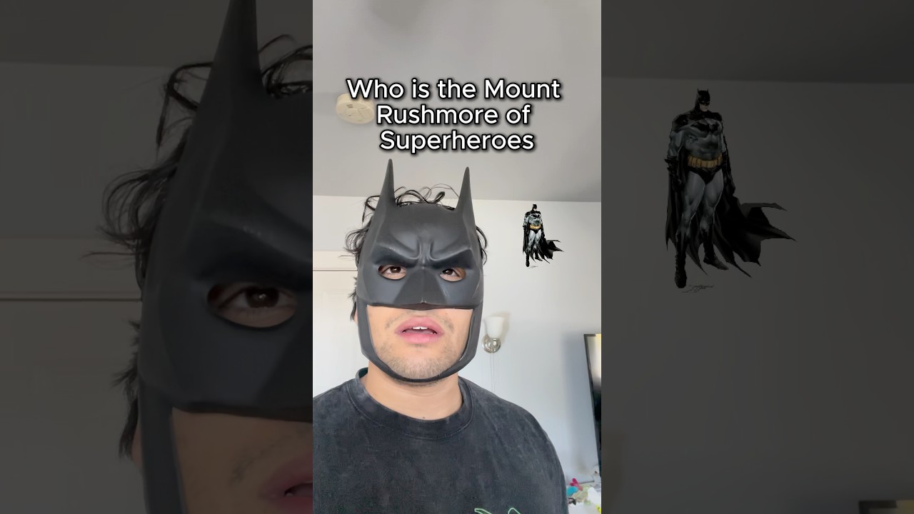 Kim jest Mount Rushmore superbohater&oacute;w? #superman #batman #spiderman #komiksy