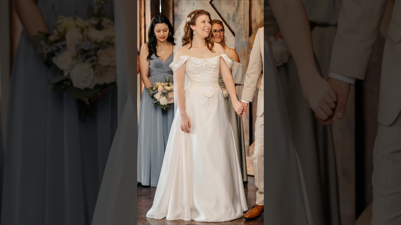 I made my own wedding dress with NO sewing experience 😏 #wedding #weddingdress #dress #sewing