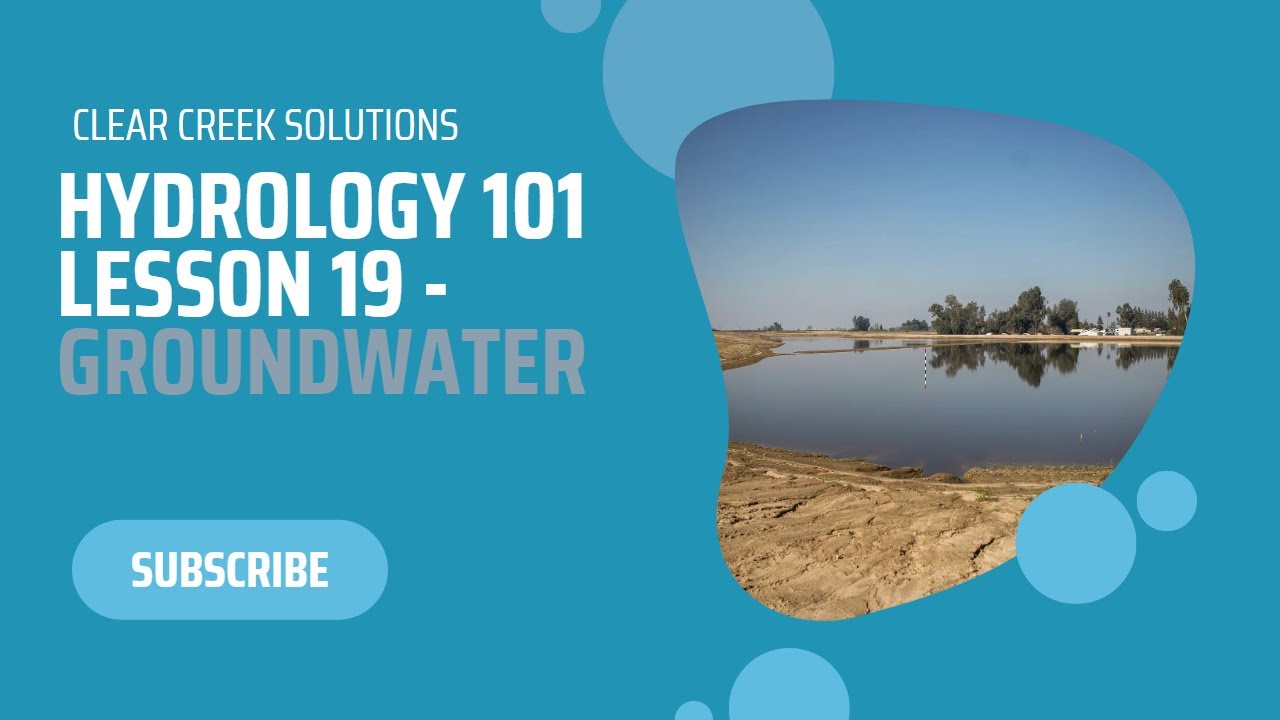 GROUNDWATER SUPPLY | Hydrology Education Episode 19