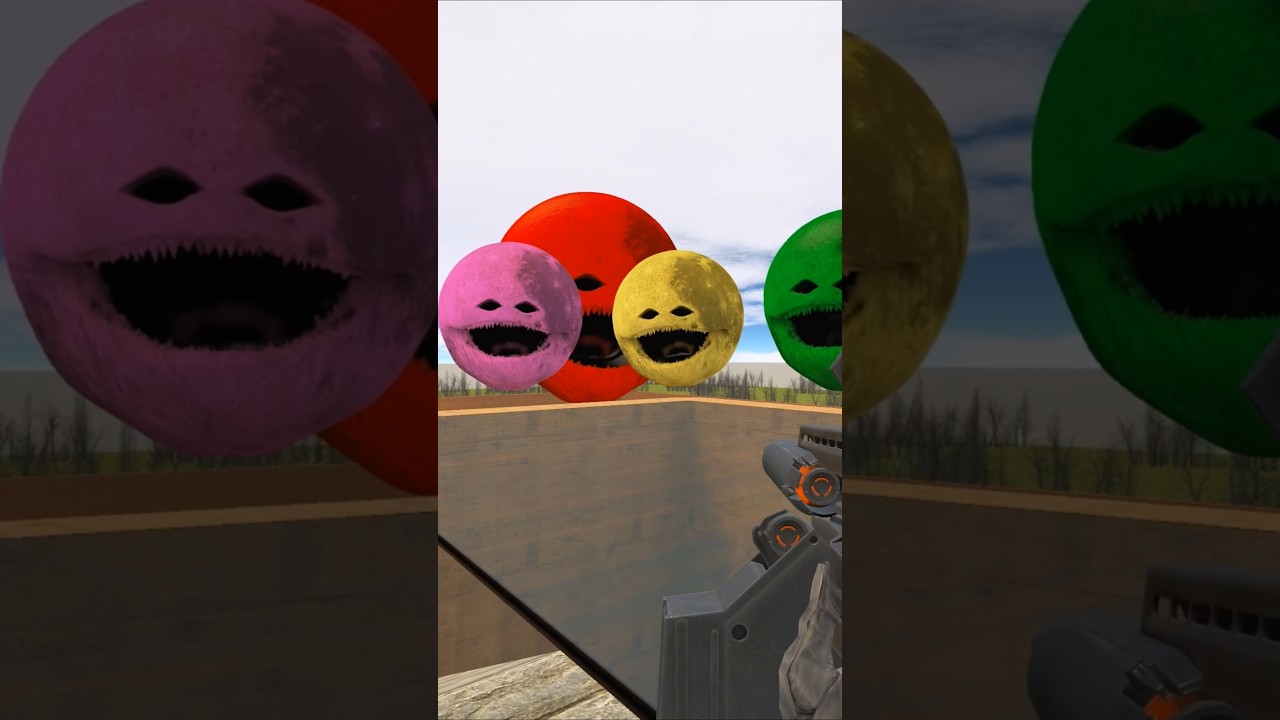 Colorful MOON WOKE UP Chasing in Maze Part.7 Gmod  #gmod  #garrysmod
