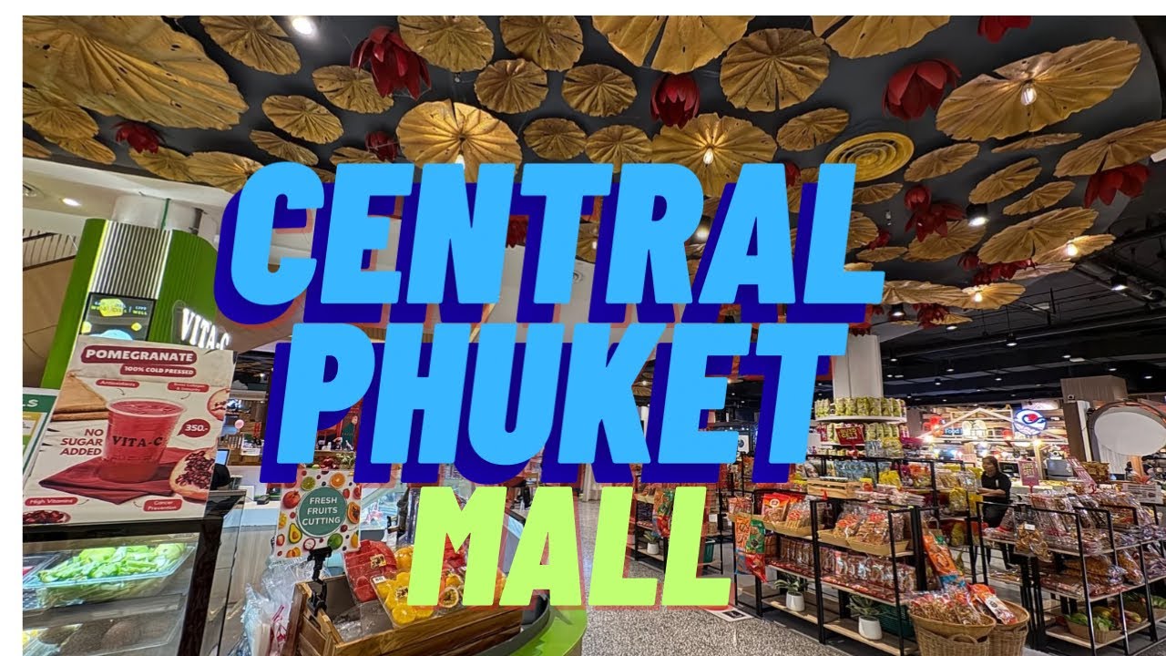 Burası AVM değil; şehir !!! Central Phuket Mall / Thailand 