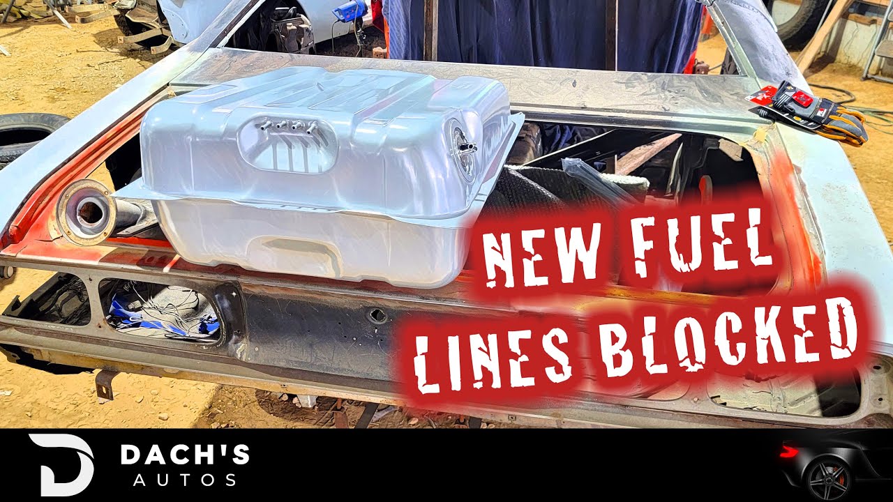DODGE CHALLENGER RESTORATION: NEW FUEL LINES BLOCKED!