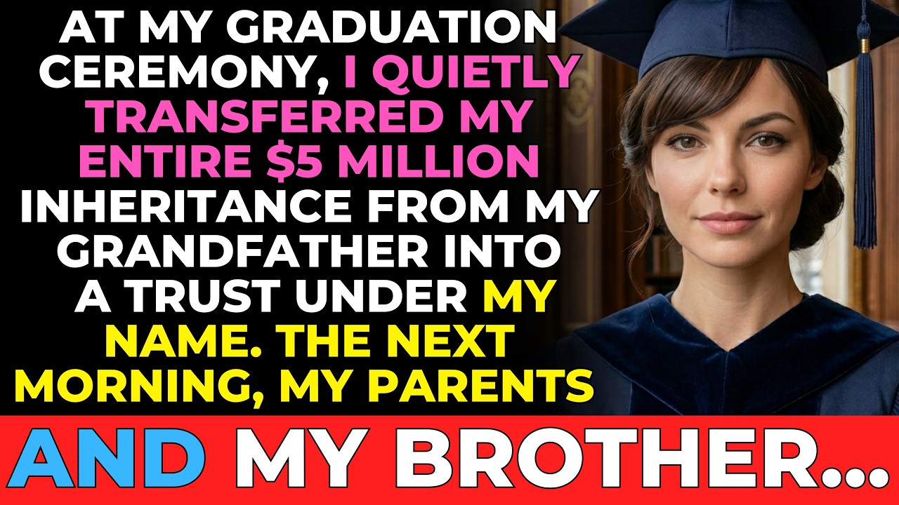At My Graduation, I Transferred My $5 Million Inheritance to a Trust. Next Morning My Parents Called
