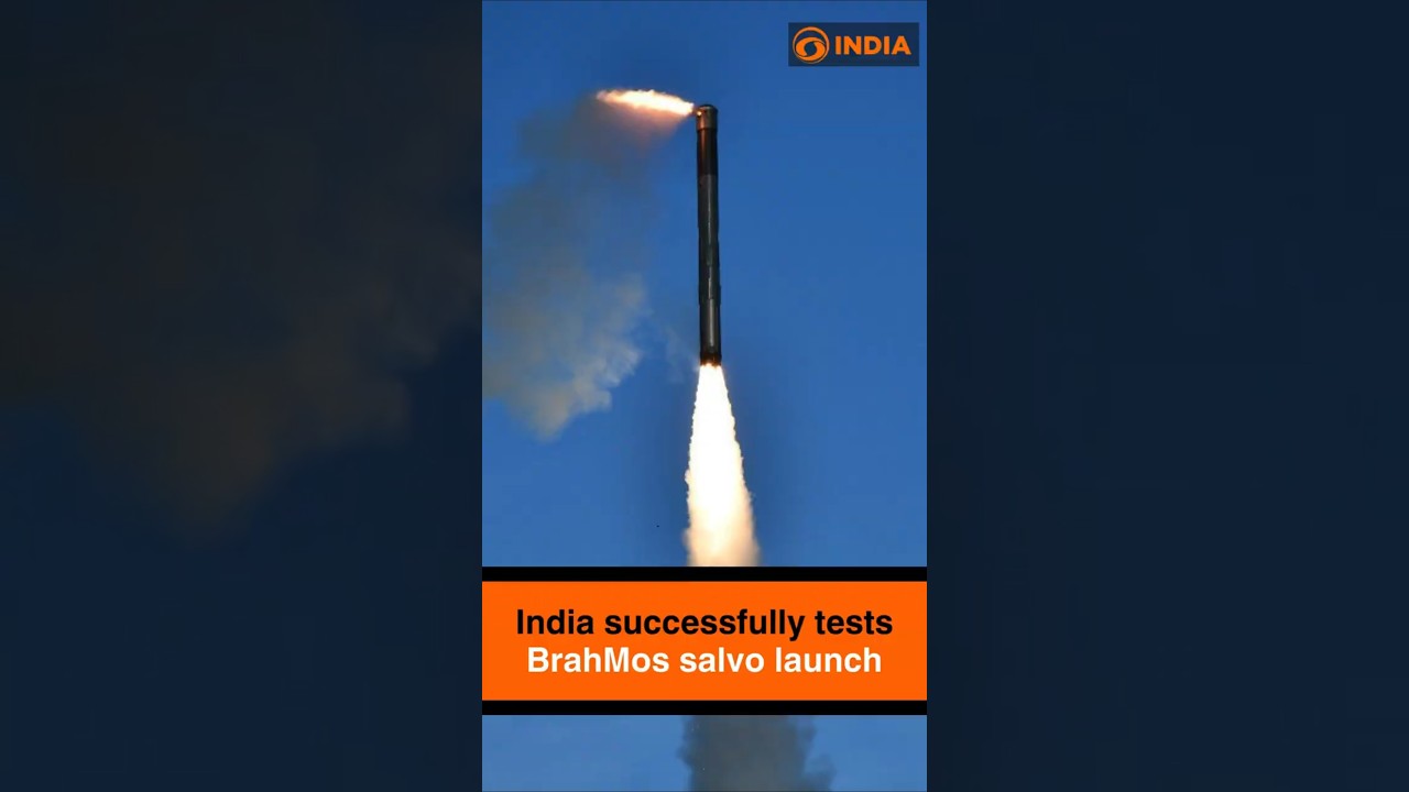 India successfully tests BrahMos salvo launch