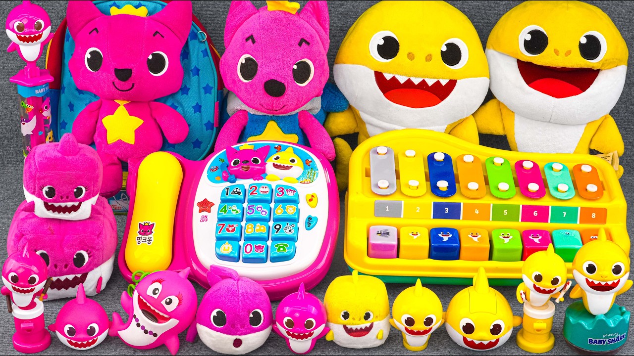 Satisfying Unboxing & Review Miniature Pinkfong Bathtub Playset | ASMR