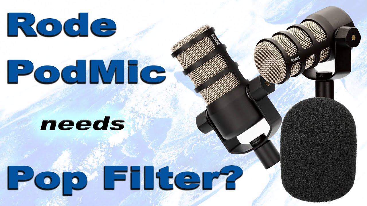 Rode Podmic: Pop Filter or Not, That is the Question.