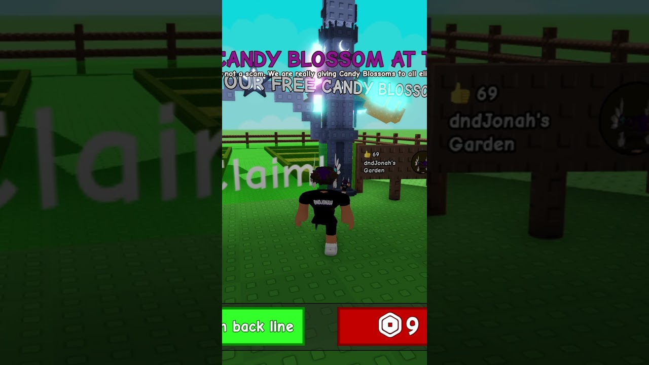 How i got Free Candy Blossom in Grow a Garden: Candy Blossom Line (Dont check the sound😭)