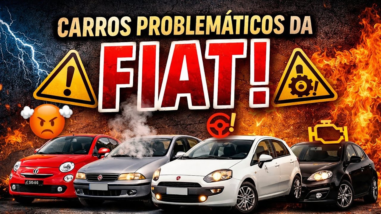 Os carros problemáticos da Fiat....fujam desses prejuizos