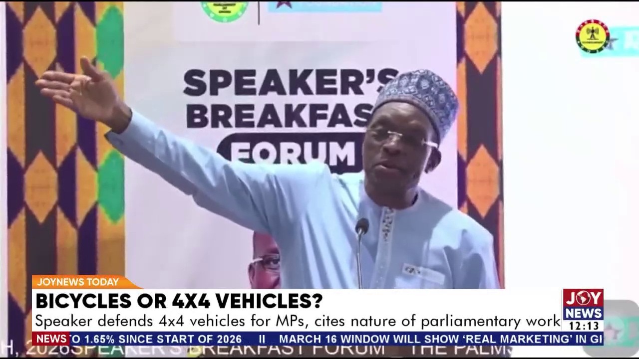 Bicycles or 4X4 Vehicles? Speaker defends 4X4 vehicles for MPs, cites nature of Parliamentary work
