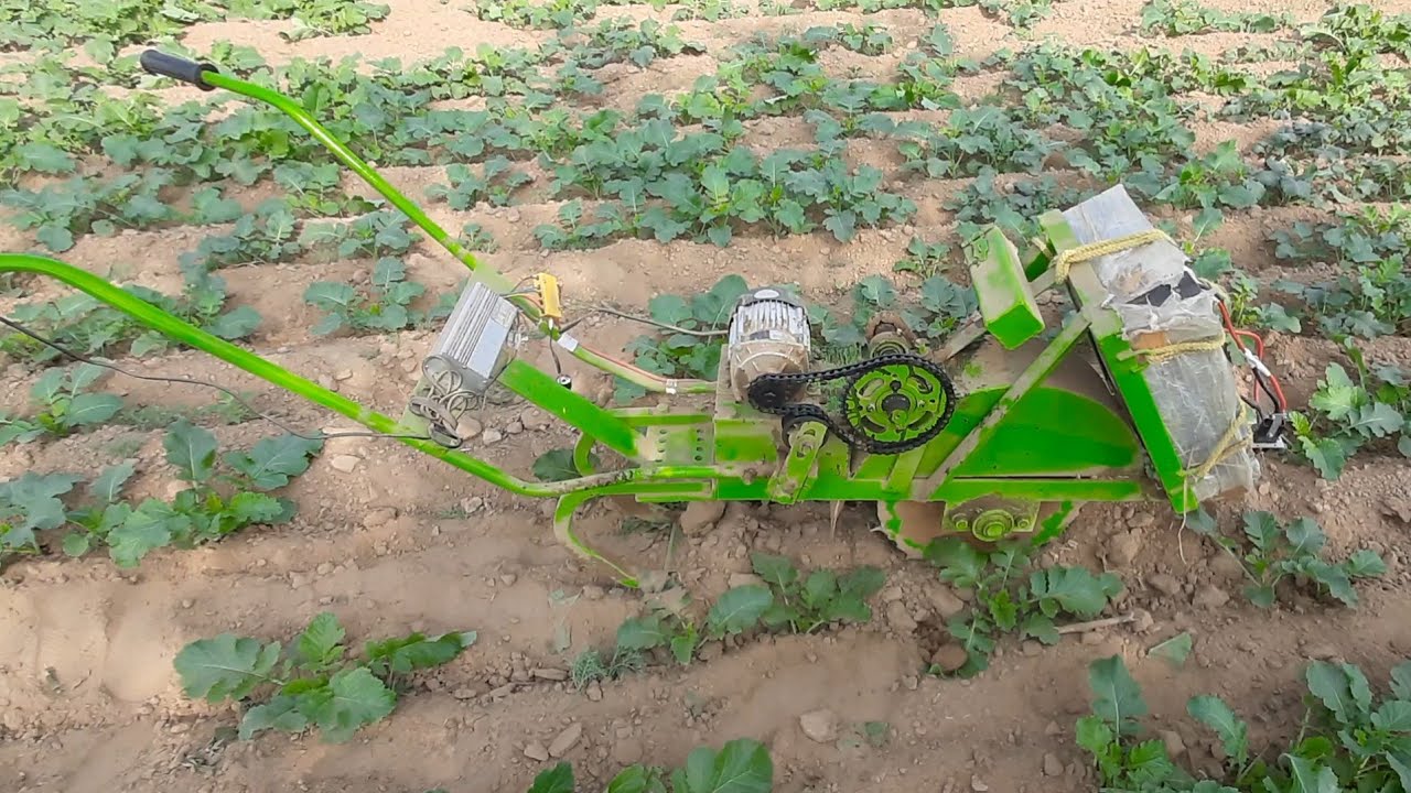 SINGLE WHEEL ELECTRIC 🔋POWER TILLER , 15 HOURS WORKING TIME