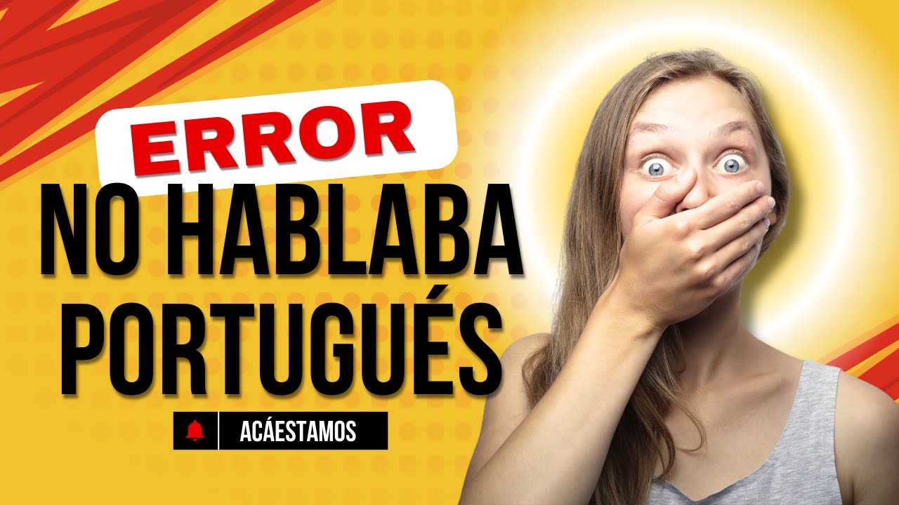 Le pas&oacute; por no hablar portugu&eacute;s en Brasil | Corte de Live