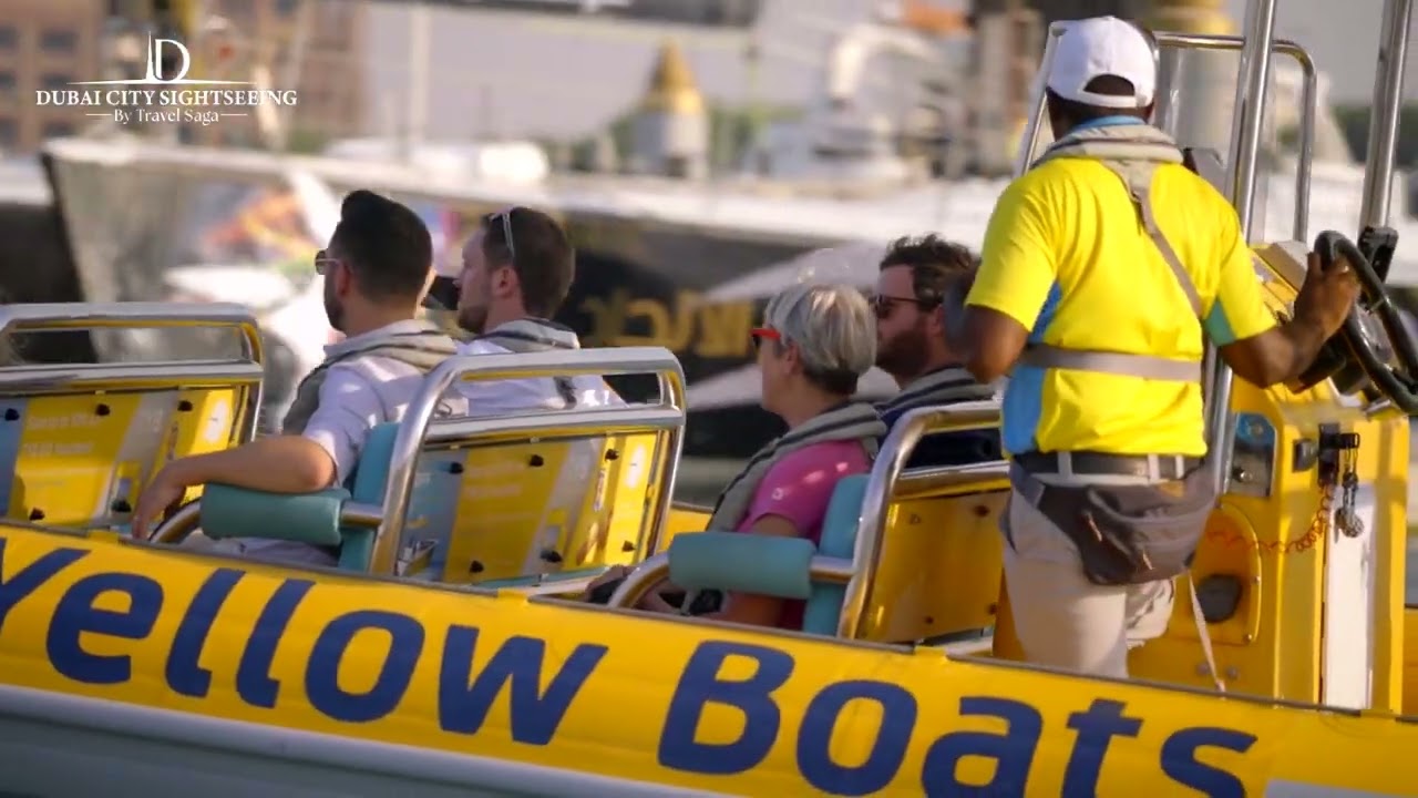 Yellow Boat Dubai Tour | Speed Boat Adventure & Coastal Sightseeing