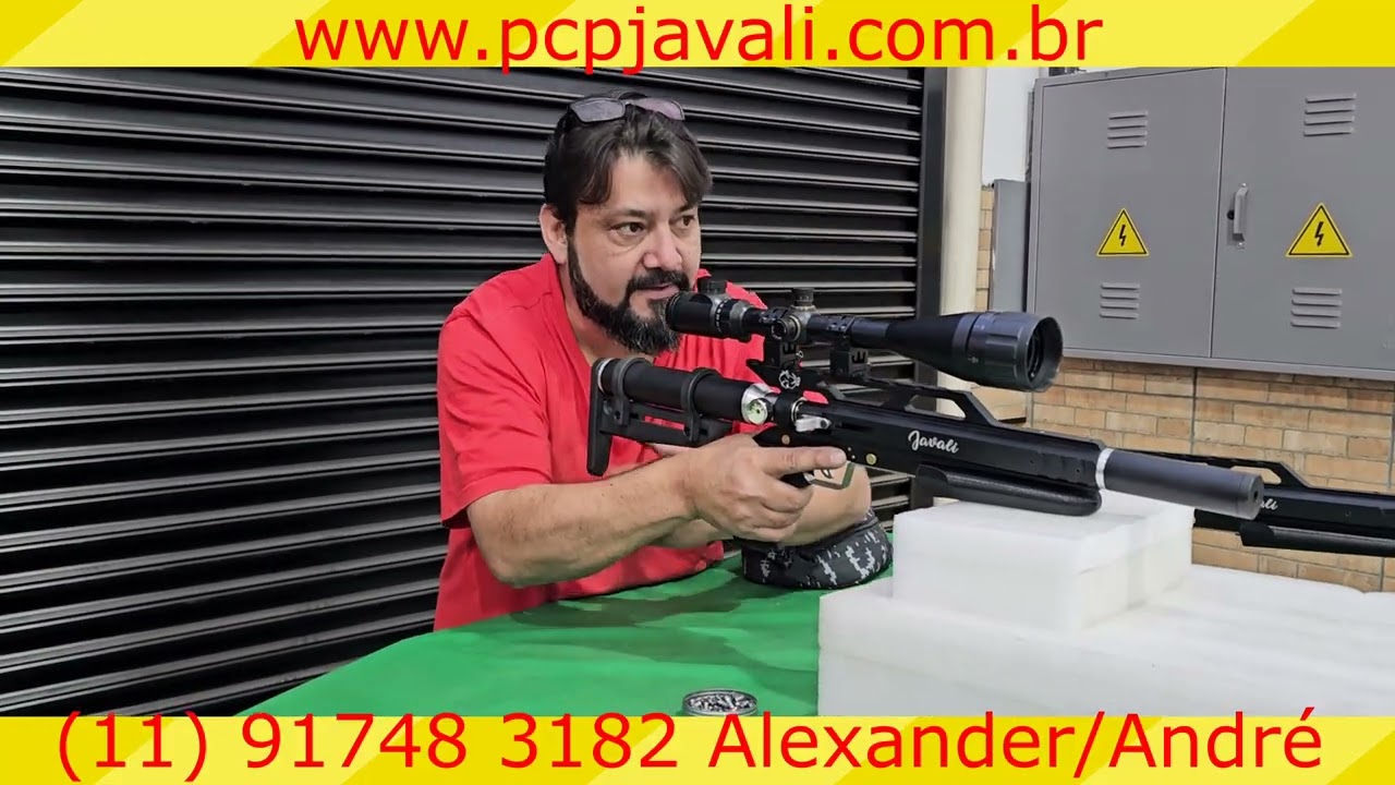 PCP Javali Hunter Cano 30cm  – Teste 28 Metros