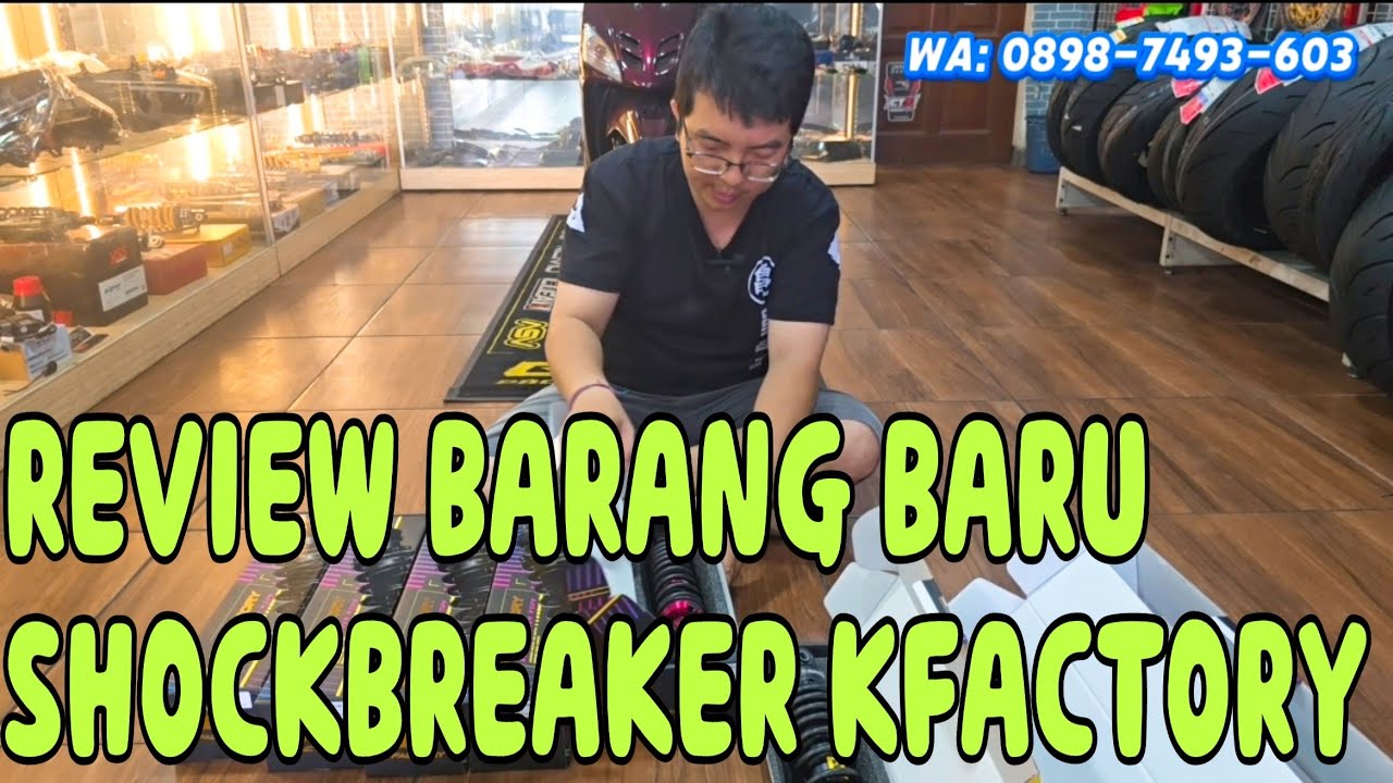REVIEW LENGKAP SHOCKBREAKER KFACTORY BUAT VARIO MIO BEAT SCOOPY XRIDE XEON #dj88variasi #KFACTORY