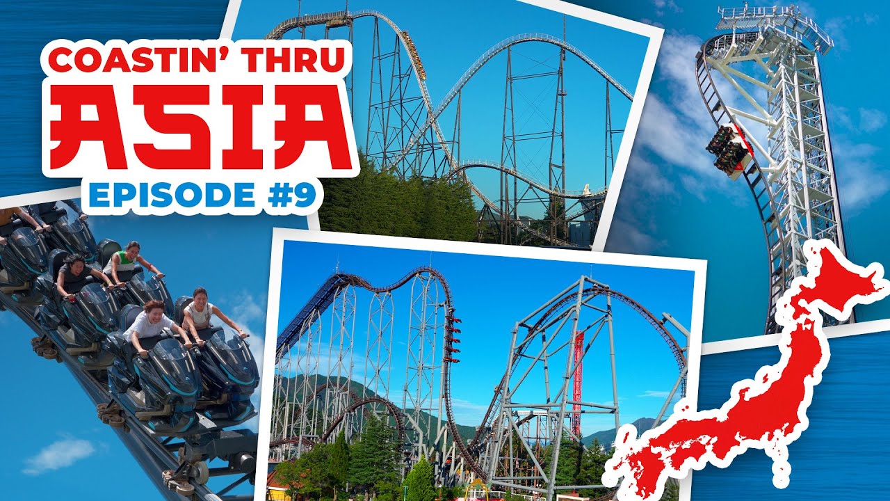 Riding Japan’s BEST Roller Coasters at Fuji-Q Highland! Eejanaika, Fujiyama, Zokkon, and Takabisha!