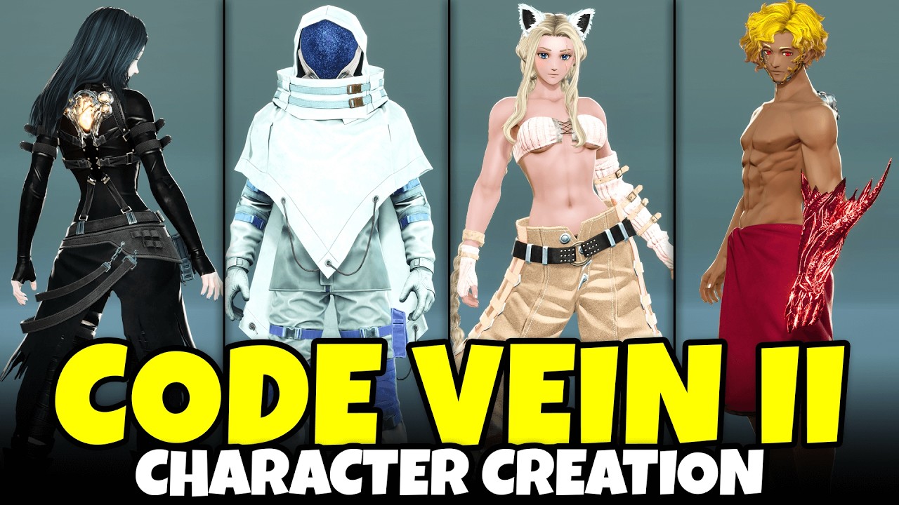 CODE VEIN II Character Creation (Full Male & Female Customization, All Options, Outfits, More!)