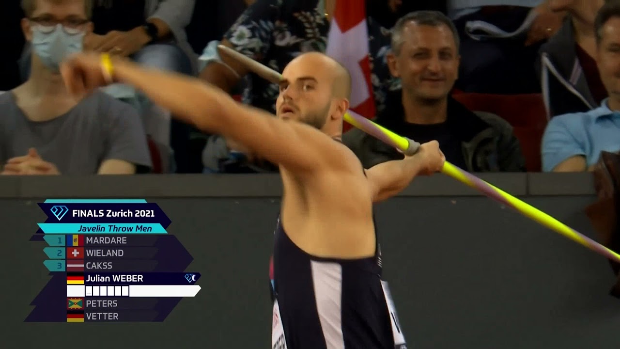 Complete Men's Javelin Throw Final..  Zürich Diamond League, Day 2, Letzigrund, September 9, 2021.