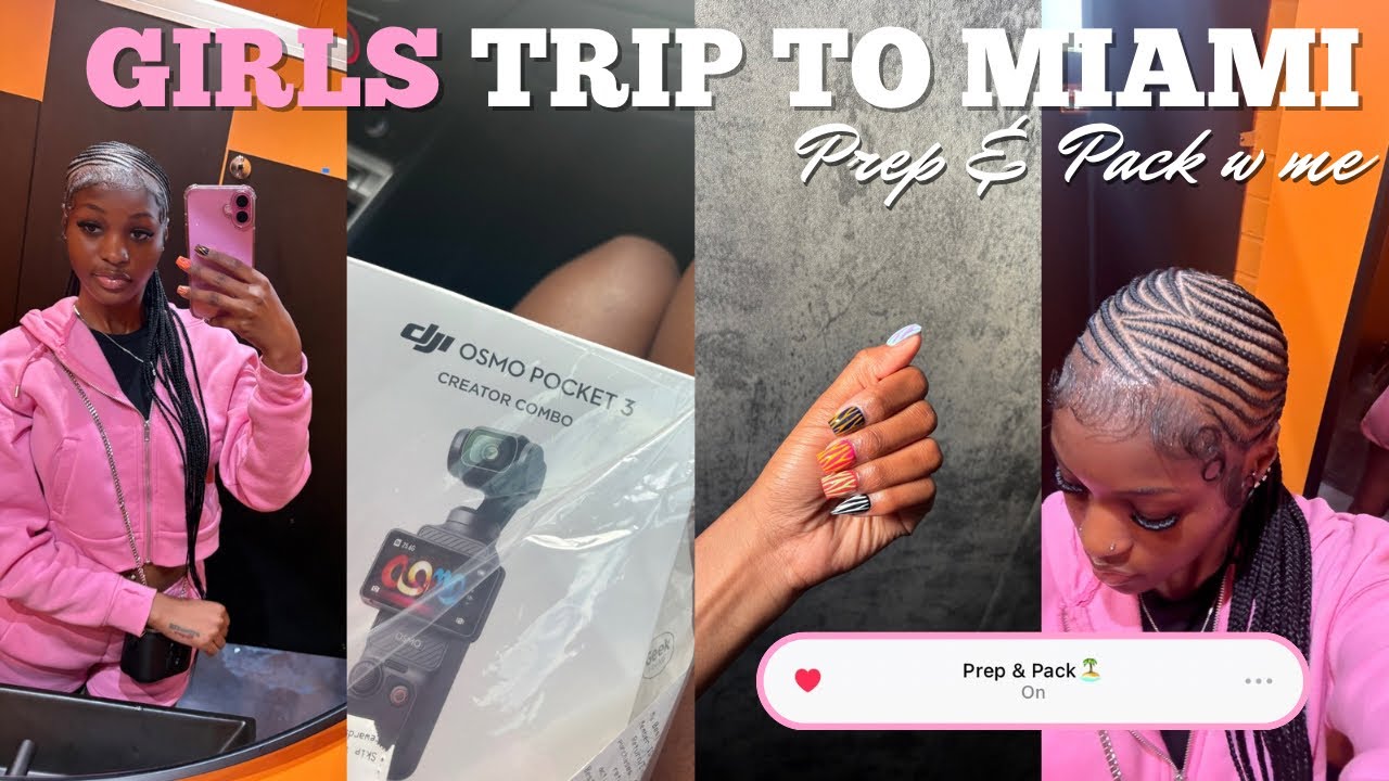 PREP WITH ME FOR MIAMI🌴 | maintenance + running errands + packing 