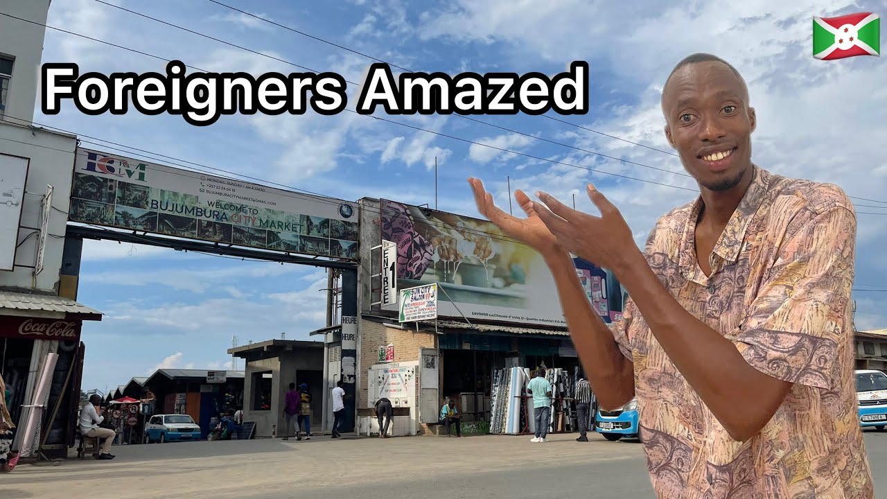Vlogging in Africa | Why Foreigners Love Sion Market BCM in Bujumbura!