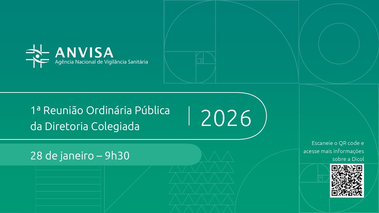 1&ordf; Reuni&atilde;o Ordin&aacute;ria P&uacute;blica da Diretoria Colegiada - 2026