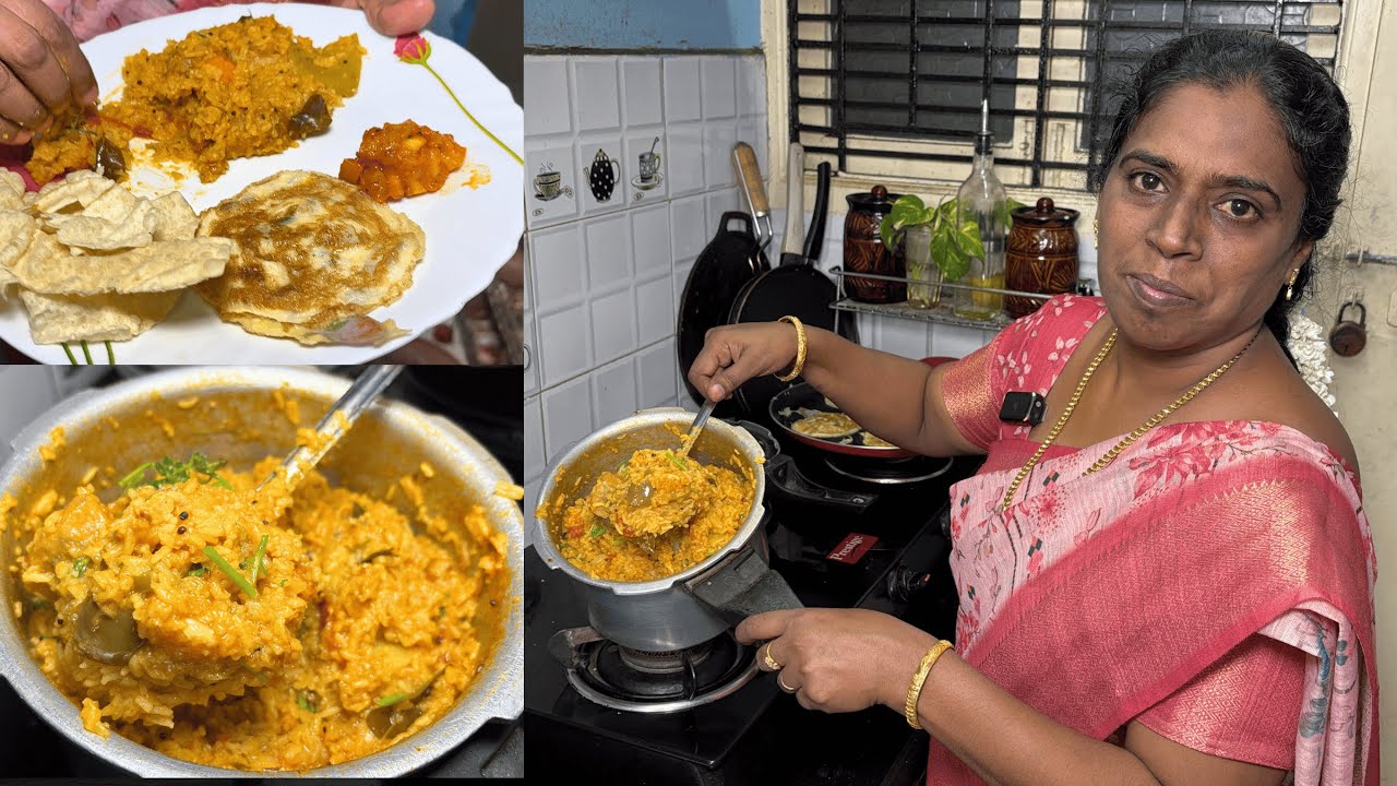 இவ்ளோ சுவையா, Easyயா சாம்பார் சாதம் எங்க வீட்டு முறையில் செய்யுங்க - Sambar Rice Recipe In Cooker