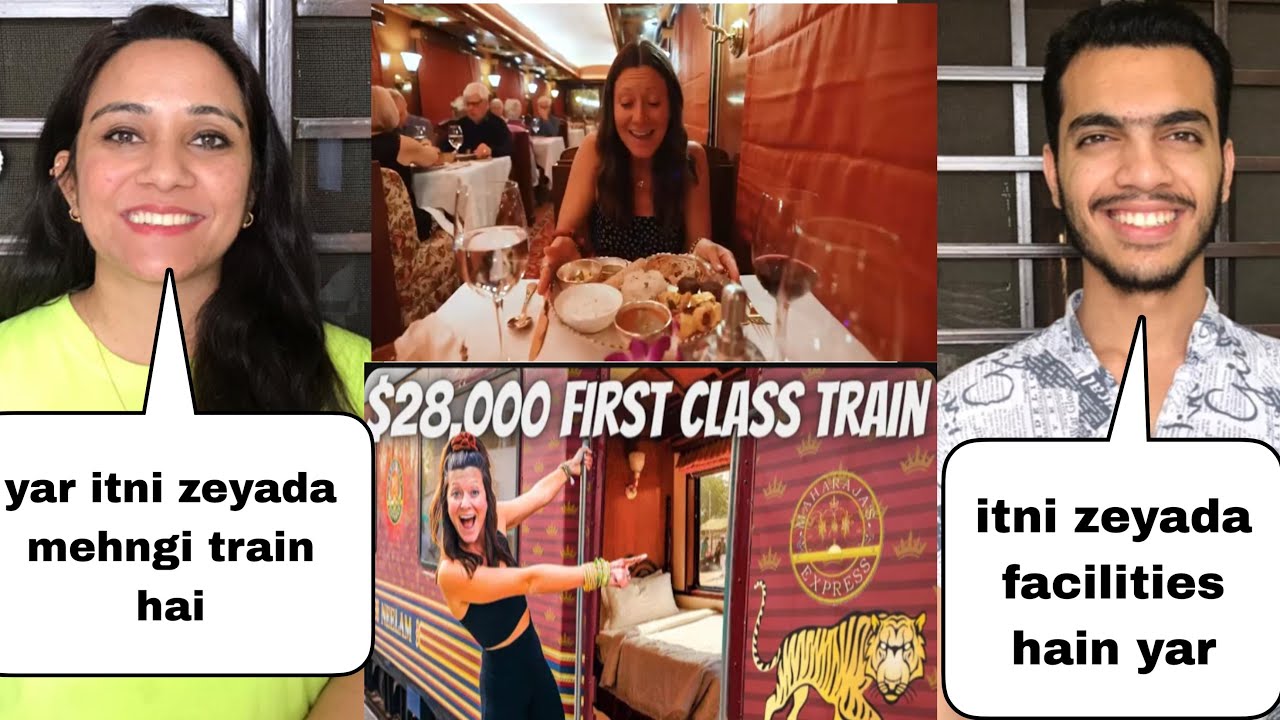 Foreigner Travel India's $28,000 Luxury Train Maharaj Express | Pakistani Reaction