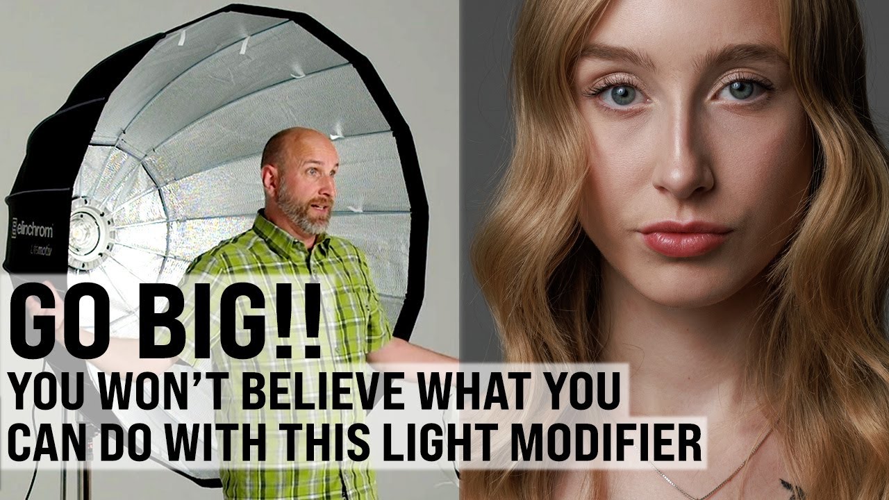 Go BIG with Light Modifiers - You won't believe what you can do with this Softbox! | Mark Wallace