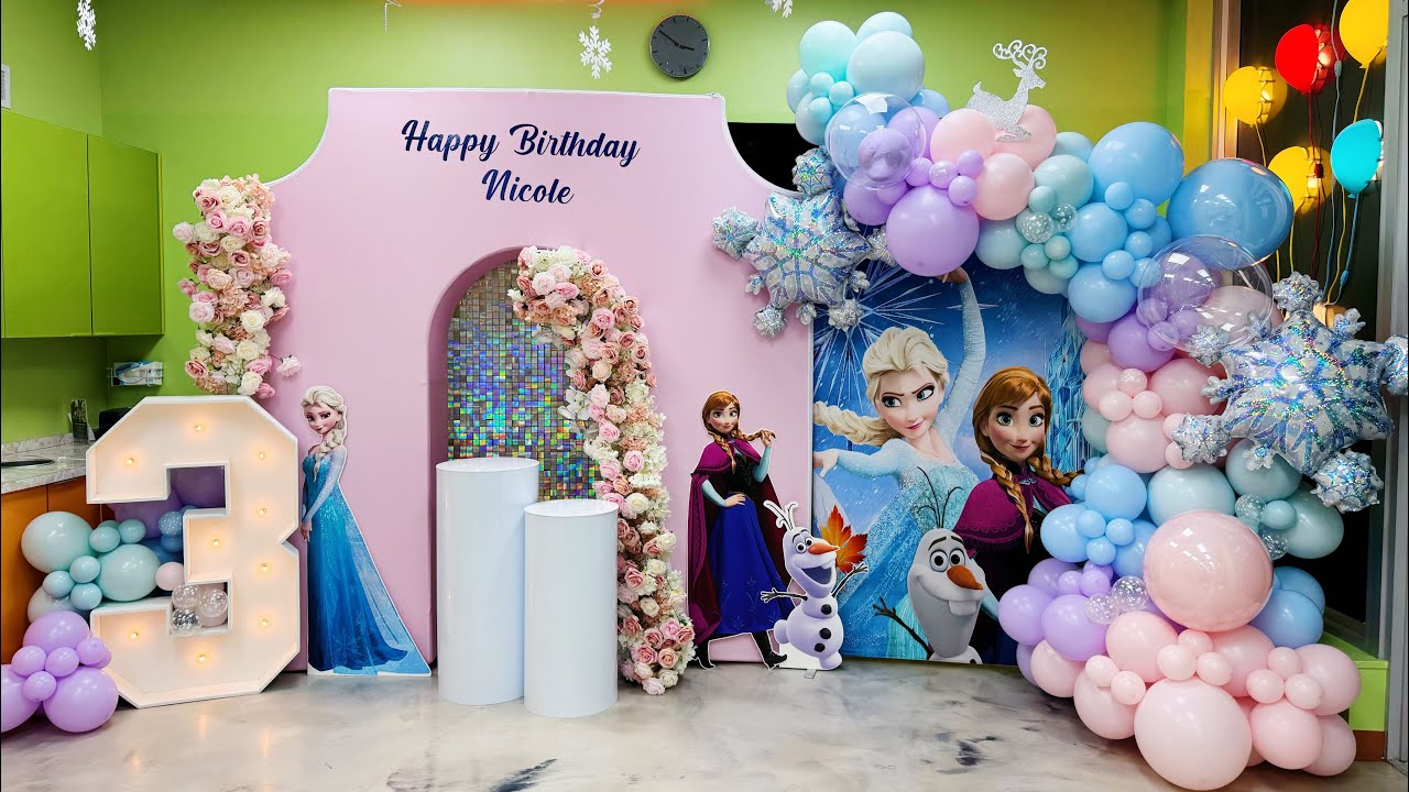Our NEW Triumphal Arch Frame!!! | You Have To See it! | Frozen Party Setup