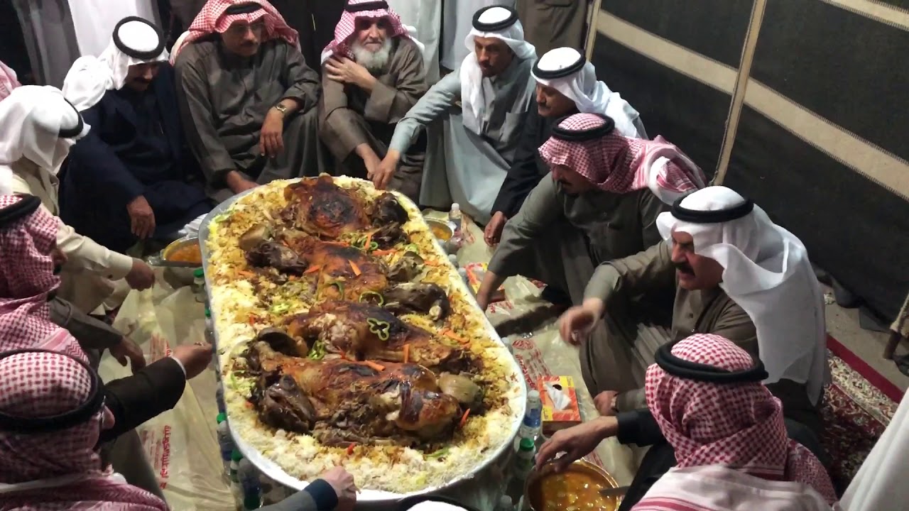 حفل عشاء الشيخ حماد ابراهيم ابن حسان على شرف الشيخ فرحان النايف الجربا