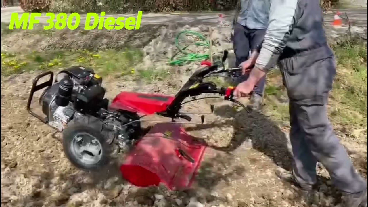 Multifunction Tractor MF380 Diesel engine Practice