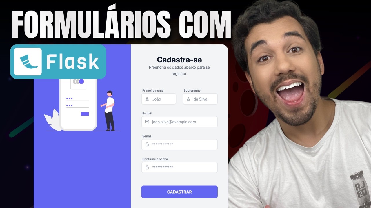 Crie formulários em Flask com validação e gerenciamento de rotas