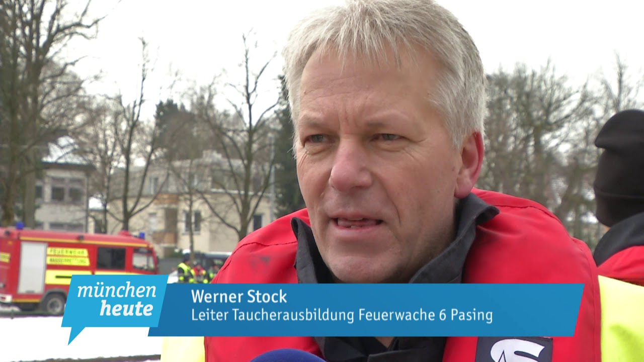 Wettlauf gegen die Zeit: Feuerwehr München demonstriert Eisrettung