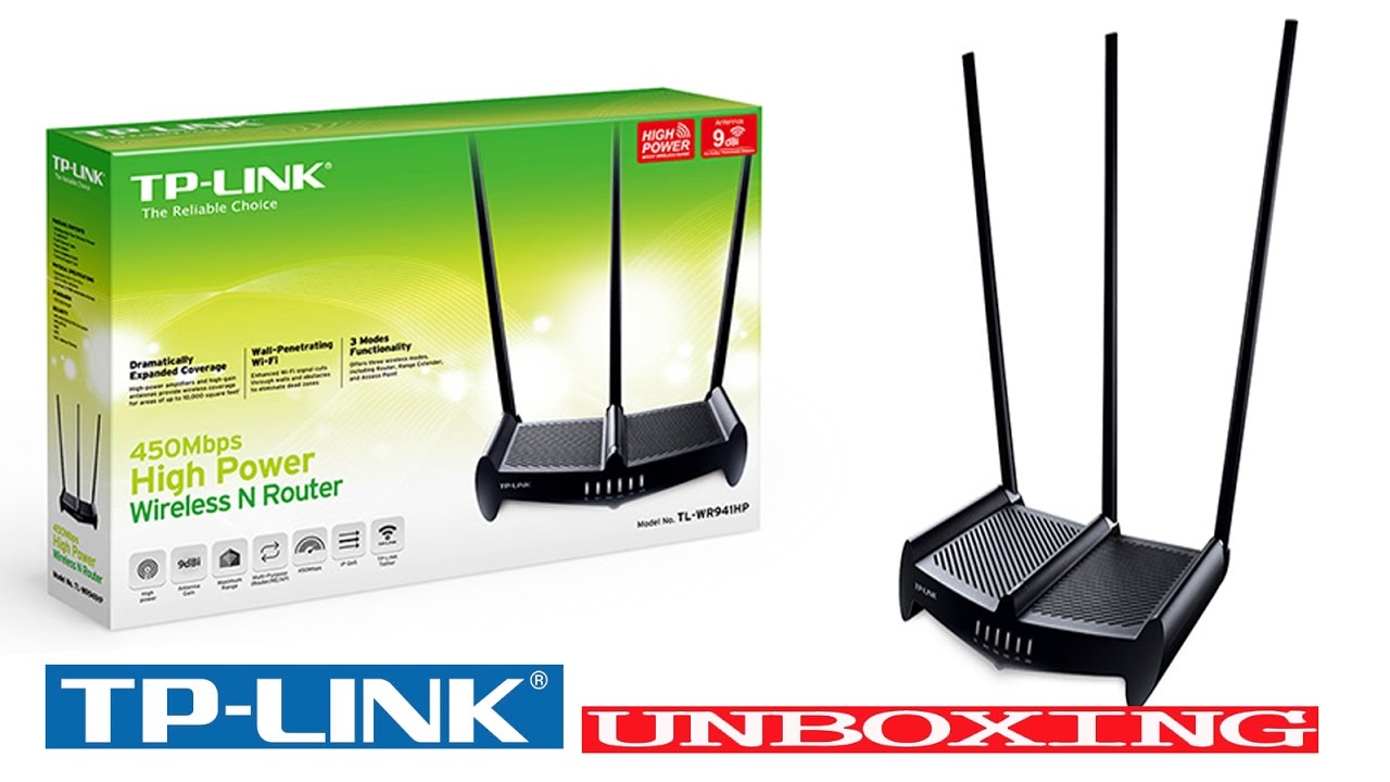 TP Link TL-WR941HP Router Unboxing